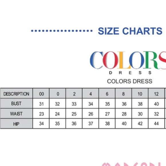 COLORS DRESS Short Royal Blue Color Block Gown Size 0 - Picture 14 of 14